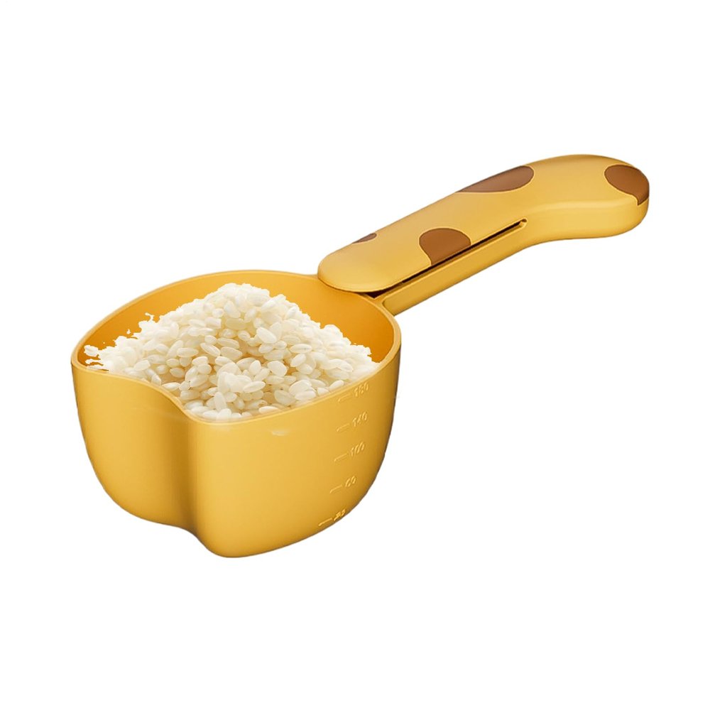 Pet Food Scoop - Cat Shape with Bag Clip