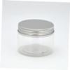 VICASKY 3-Pack 100 ml Squeeze Cream Containers, Round Refillable Plastic Jars for Creams and Lip Balm, Silver Lids view 4