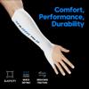 Pulsar Gaming Gears Open-Palm Gaming Arm Sleeve, Medium, White view 3