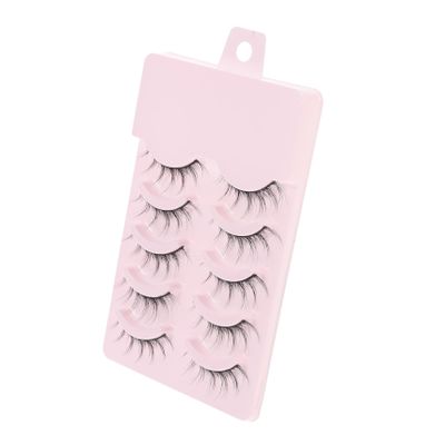 LOORGVEL 5 Pairs Voluminous Layered False Eyelashes for a Dramatic Eye Look