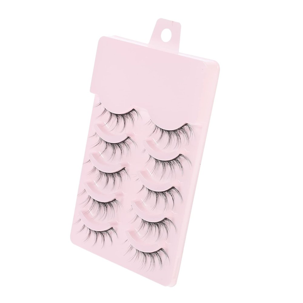 LOORGVEL 5 Pairs Voluminous Layered False Eyelashes for a Dramatic Eye Look