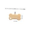TOGEVAL 12-Pack Blank Engraveable Pet ID Tags view 2