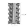 Zinc Alloy Razor Head, Model 3, Silver, Double view 2