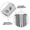 Zinc Alloy Razor Head, Model 3, Silver, Double view 3
