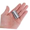 Zinc Alloy Razor Head, Model 3, Silver, Double view 4