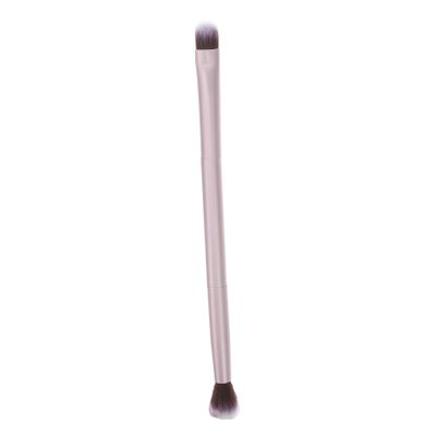 Double-Sided Aluminum and Fiber Makeup Brush
