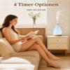 KinYiLO Aroma Diffuser, 300 ml Ultrasonic Humidifier with Timer and Remote, Brown view 4
