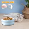 Small Ceramic Dog Food Bowl, Microwave-Safe view 3