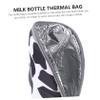 Yardwe Insulated Baby Bottle Bag, Black Oxford Fabric view 2
