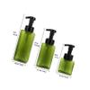 LOLIPPYY Foaming Pump Bottles, Easy-Squeeze, 3-Pack, PETG, 250/450/650 mL, Green view 2