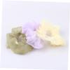 SAFIGLE 5-Pack Polka Dot Chiffon Hair Ties for Women and Girls view 4