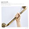 Round Copper Bathroom Safety Grab Bar, Wall-Mounted view 2