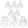 5-Piece Silicone Duckbill Valves for Electric Breast Pumps view 3