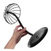 VILLFUL Black Iron Hat Stand with Sturdy Dome-Shaped Base for Caps and Wigs view 4