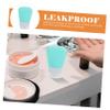 OUNONA 2-Piece Reusable Silicone Travel Bottles view 4