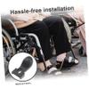 SKISUNO 2-Pack Foldable Backrest Accessories for Electric Wheelchairs, Black Plastic view 4