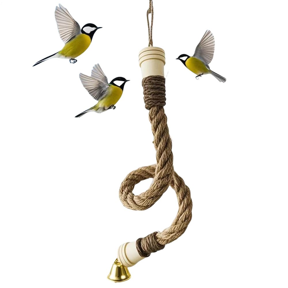 Cotton Rope Bird Swing for Cockatiels