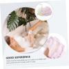 DEARMAMY 2-Piece Colorful Body Shower Sponge Set with Hanging Loops view 2