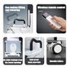 Electric Toilet Lift Chair with Remote Control and Braked Wheels view 4