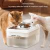 4.5 L Large-Capacity Cat Water Fountain with Stainless Steel Bowl view 4