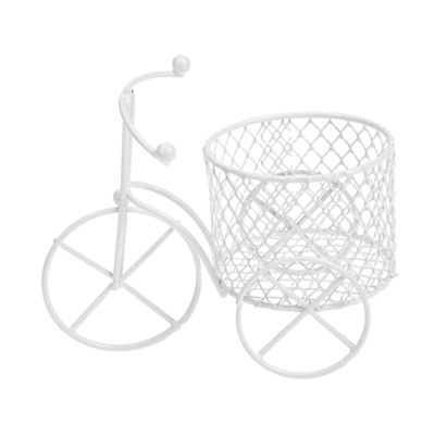 DEARMAMY 6-Piece White Iron Makeup Sponge Holders