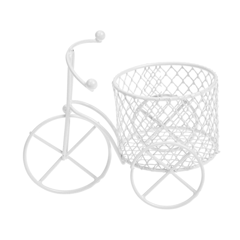 DEARMAMY 6-Piece White Iron Makeup Sponge Holders