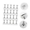 OATIPHO 4-Piece Nail Art Display Stand Set, Magnetic Nail Holders for Manicures, Silver view 3