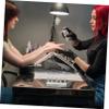 OATIPHO 4-Piece Nail Art Display Stand Set, Magnetic Nail Holders for Manicures, Silver view 4