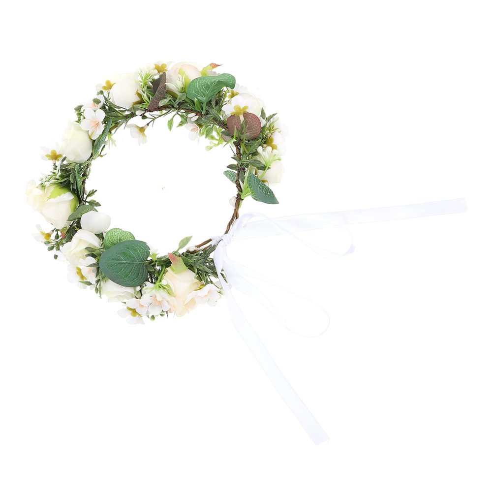 PACKOVE Handmade Flower Crown Headband for Women