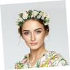 PACKOVE Handmade Flower Crown Headband for Women view 4