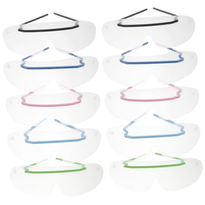WRITWAA Plastic Disposable Safety Glasses for Women and Men
