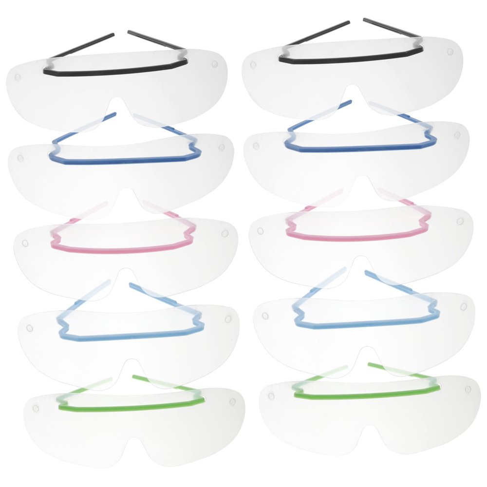 WRITWAA Plastic Disposable Safety Glasses for Women and Men