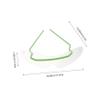WRITWAA Plastic Disposable Safety Glasses for Women and Men view 3