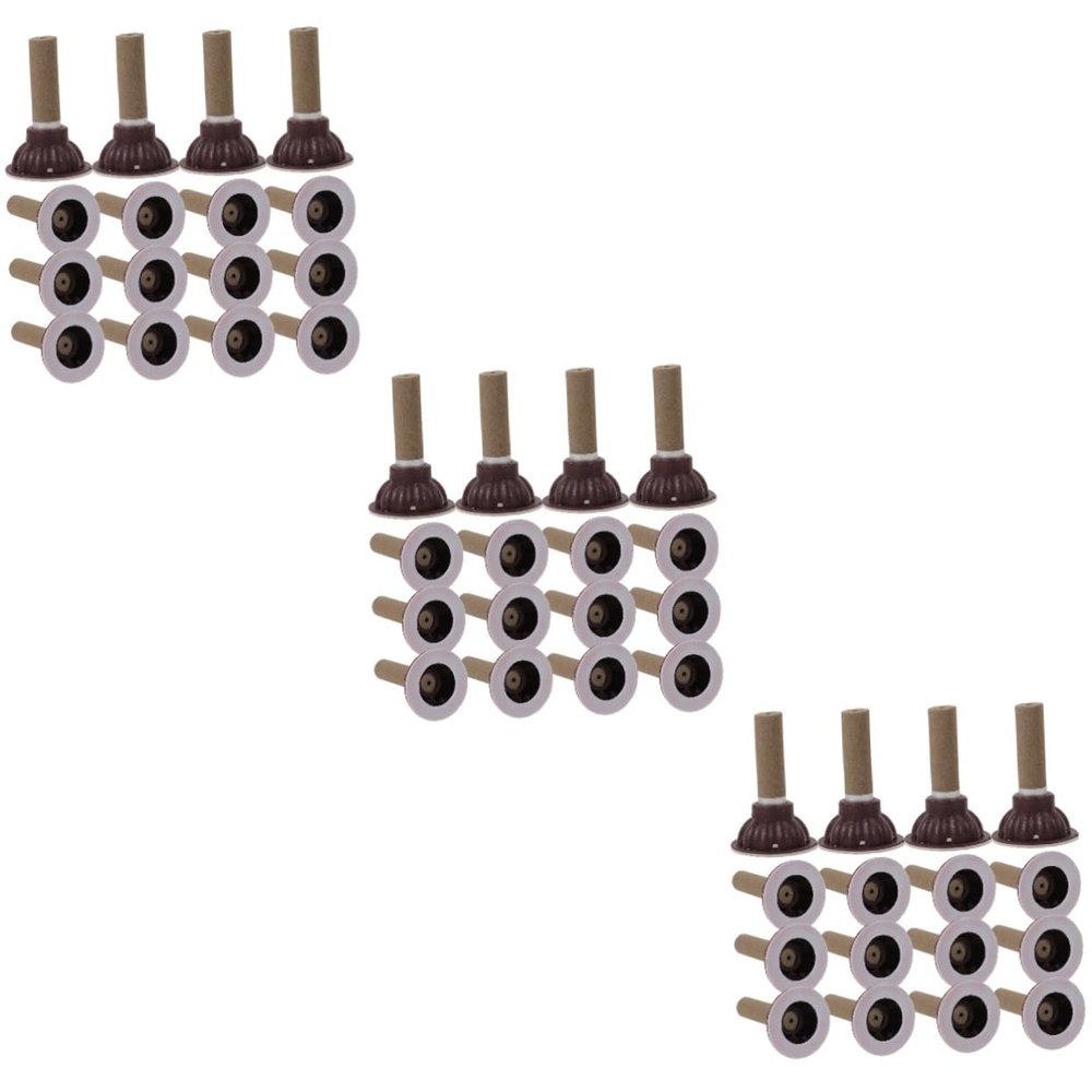 OATIPHO 150-Piece Handcrafted Moxa Sticks with Base for Traditional Acupuncture Accessories