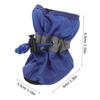 PERSELOSO Dog Shoes for Dogs 4 Pack Neoprene Paw Protection Blue All-Weather view 2