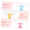 DEARMAMY U-Shaped Toothbrush, Soft Silicone Brush Head, Portable, Colorful Design, 6 pcs × 2 view 4