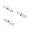 WRITWAA 3-Pack Toothbrush Cases, Portable Space-Saving Travel Etuis, White view 1
