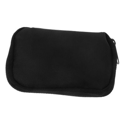 BCOATH Fabric Diabetes Bag for Blood Glucose Meter and Insulin Pens, Zipper Organizer, Black, for Everyday Use and Short Trips