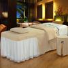 LDLCYCN Yellow, 185 × 70 cm (S) Massage Table Skirt with Face Hole view 1