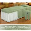 LDLCYCN Yellow, 185 × 70 cm (S) Massage Table Skirt with Face Hole view 4