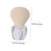 IWOWHERO Synthetic Bristle Blush Brush with Plastic Handle view 2