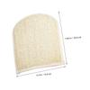 SOESFOUFU 2-Pack Loofah and Cotton Exfoliating Bath Gloves view 2