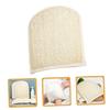 SOESFOUFU 2-Pack Loofah and Cotton Exfoliating Bath Gloves view 3