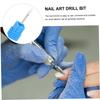 Quartz Nail Drill Bit, Blue, for Fingernails and Toenails view 4