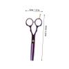 Professional Stainless Steel Hairdressing Scissors for Stylists, Red view 2