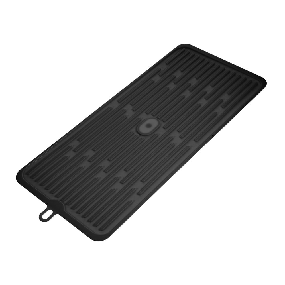 PENIKOKO Pet Feeding Mat, Waterproof and Non-Slip, for Cats, Dark Gray
