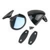 HPTOUY 2-Piece Universal Car Side Mirror Set, Black/Glossy Black view 1