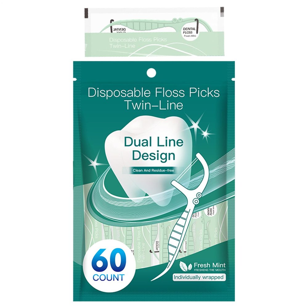 Floss Picks for Adults, Orthodontic Care and Hygiene