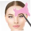 Reusable PP Eyeliner Stencil, Pink, Simple view 4