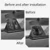 HPTOUY Cup Holder for Tesla Cybertruck 2024, Center Console Water Cup Holder with Silicone Cup Limiter, Gray view 3